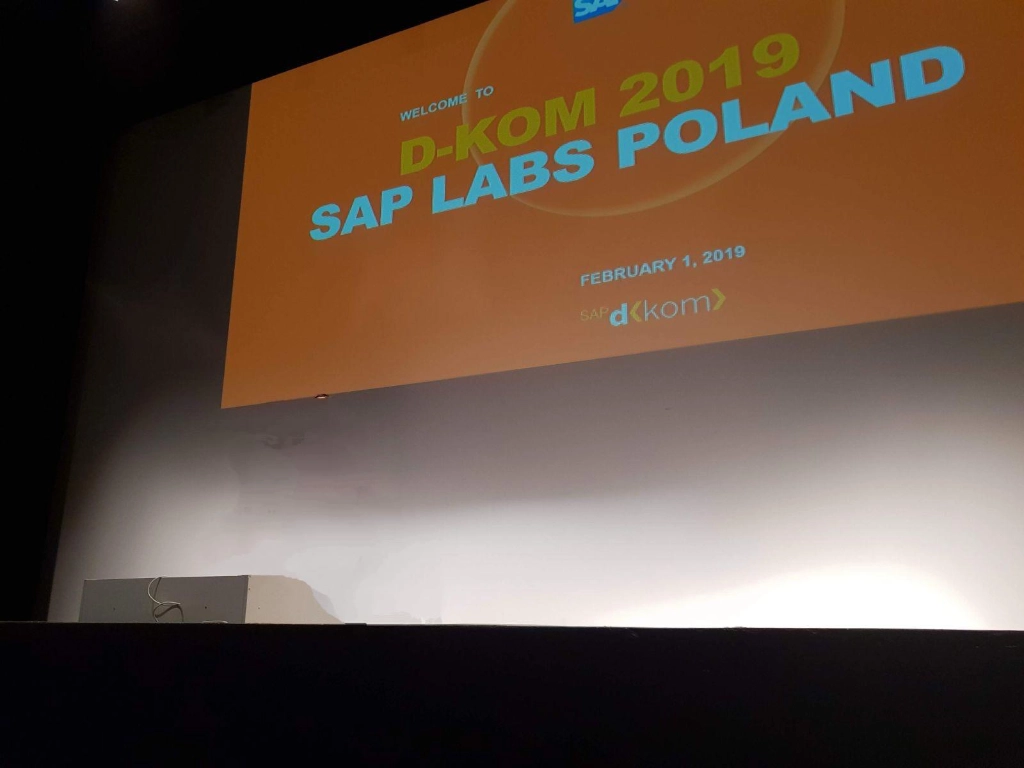 SAP dkom conference in Gliwice
